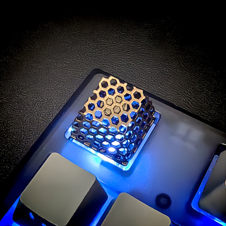 3D打印个性键帽 - 金属喷涂工艺 透光造型 游戏设计师办公键帽 创意礼物