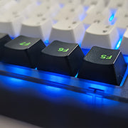 墨竹键帽 Ink Bamboo - 152键Cherry高度 PBT二色注塑 黑绿配色商务机械键盘键帽