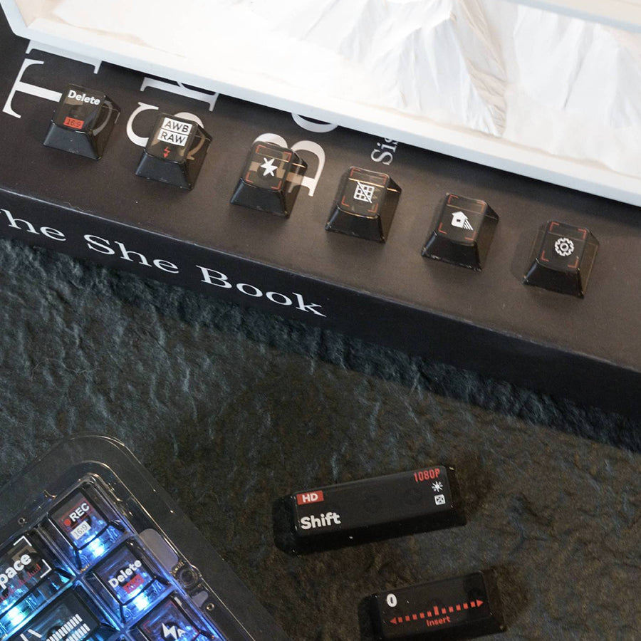 SCRAWL 涂鸦朋克键帽 - 118键黑透Cherry高度 PBT透光 朋克风格游戏键帽