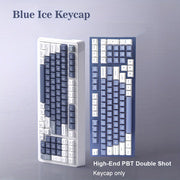 冰川蓝键帽套装 137键 - FSA高度PBT双色注塑键帽 | 机械键盘键帽