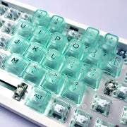透明心型键帽套装 - 情人节主题个性键帽 | OEM高度机械键盘键帽