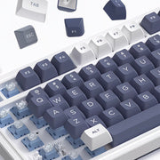 冰川蓝键帽套装 137键 - FSA高度PBT双色注塑键帽 | 机械键盘键帽