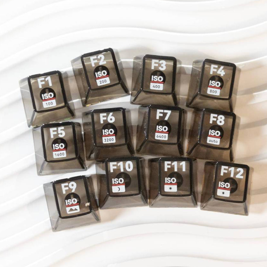 SCRAWL 涂鸦朋克键帽 - 118键黑透Cherry高度 PBT透光 朋克风格游戏键帽