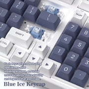 冰川蓝键帽套装 137键 - FSA高度PBT双色注塑键帽 | 机械键盘键帽