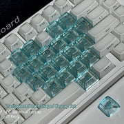 透明心型键帽套装 - 情人节主题个性键帽 | OEM高度机械键盘键帽