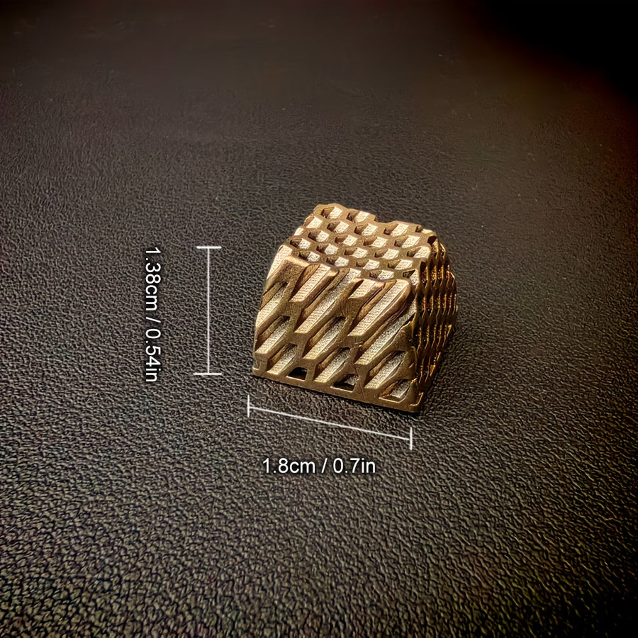 3D打印个性键帽 - 金属喷涂工艺 透光造型 游戏设计师办公键帽 创意礼物