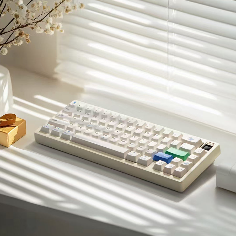 便利店主题键帽套装 138键 - 极简设计PBT键帽 | 机械键盘键帽
