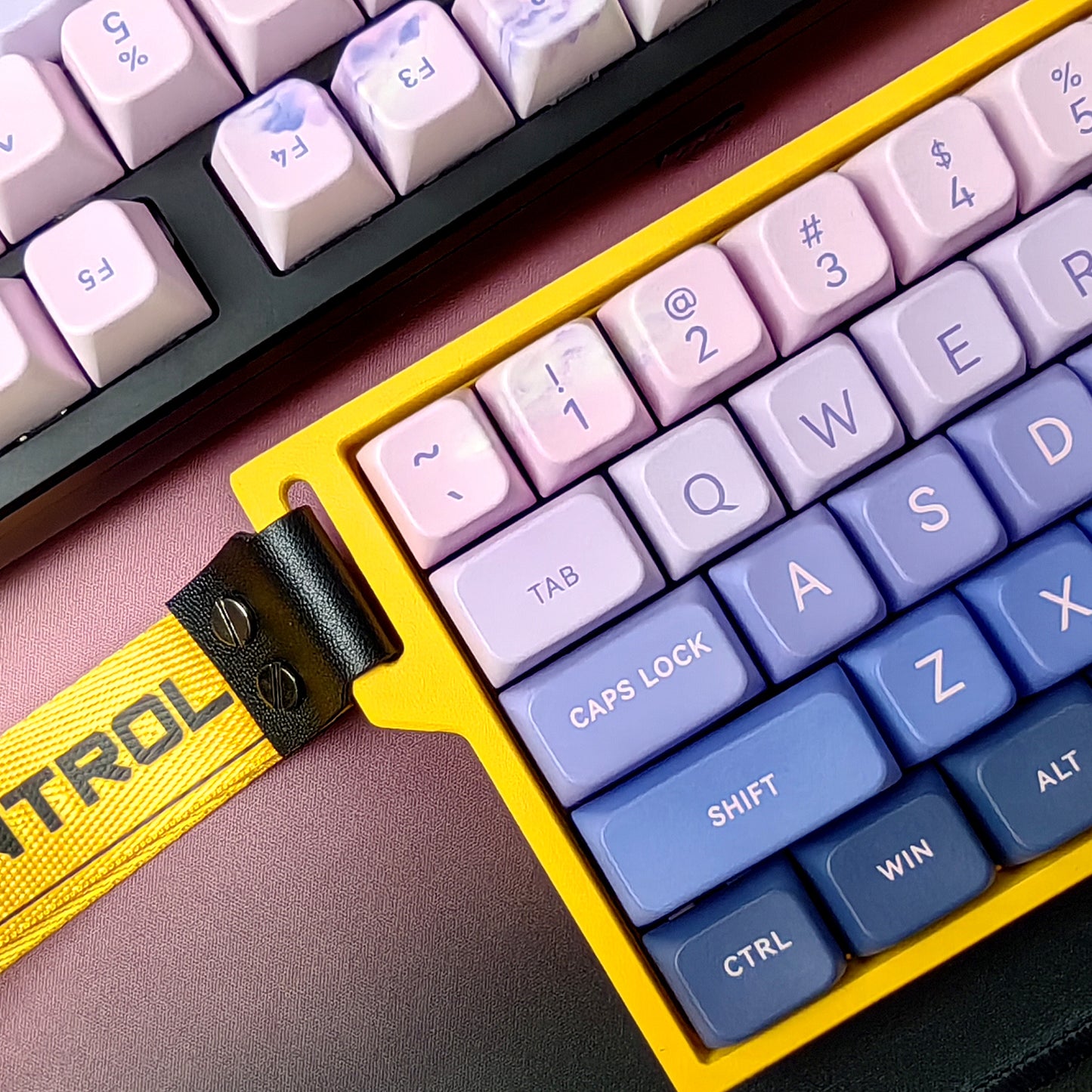 黎明至黄昏键帽套装 - 渐变光影艺术PBT键帽 | 热升华机械键盘键帽