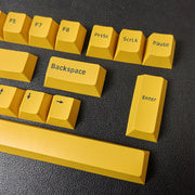 橙黄色替换键帽 - 个性增补键套装 Cherry高度 PBT二色注塑 空格回车键帽