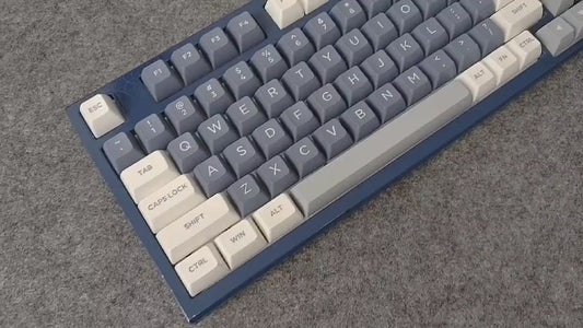 冰川蓝键帽套装 137键 - FSA高度PBT双色注塑键帽 | 机械键盘键帽